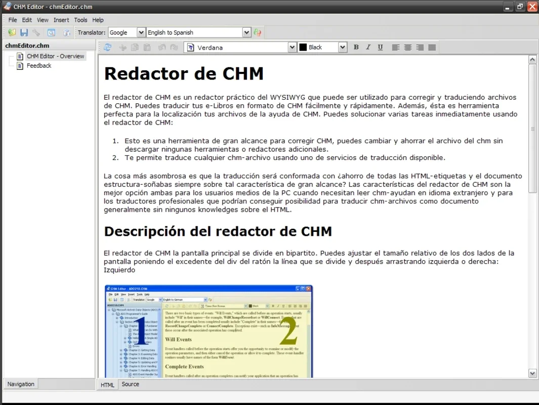 CHM Editor: Efficient Help File Editing and Translation for Windows