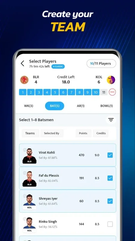 Real11 for Android - Earn Money with Fantasy Sports