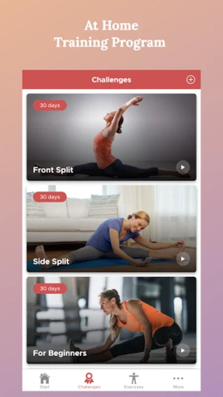 30 Day Splits Challenge for Android: Achieve Flexibility