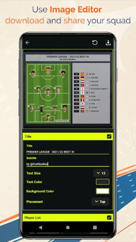 Player Potentials 24 for Android - Optimize Football Scouting