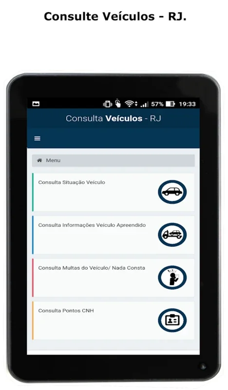 RJ - Consulta Veículos for Android: Check Vehicle Details