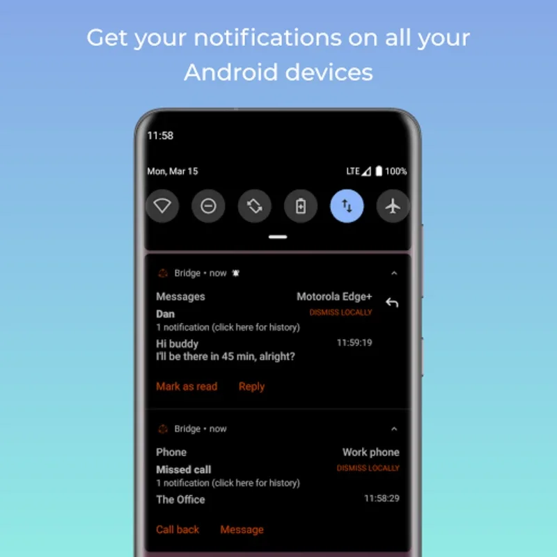 Bridge - mirror notifications for Android - Seamless Notification Management