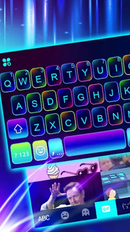 Sparkling Neon 3D for Android - Enhance Typing Experience