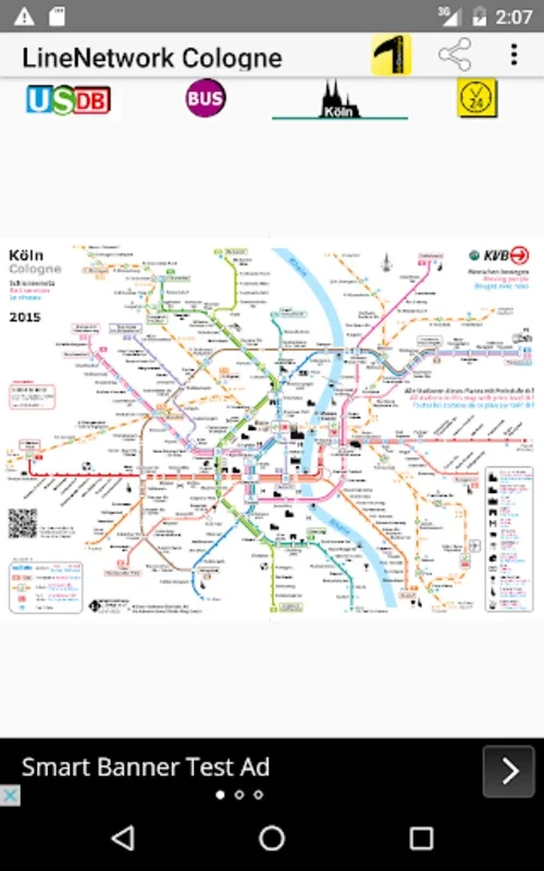 LineNetwork Cologne for Android - Navigate Cologne Easily