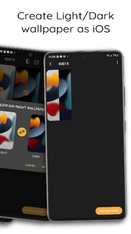 iWALL: iOS Blur Dock Bar for Android - Customize with Ease