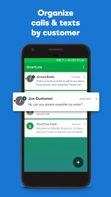 SmartLine Second Phone Number for Android - No Download Needed