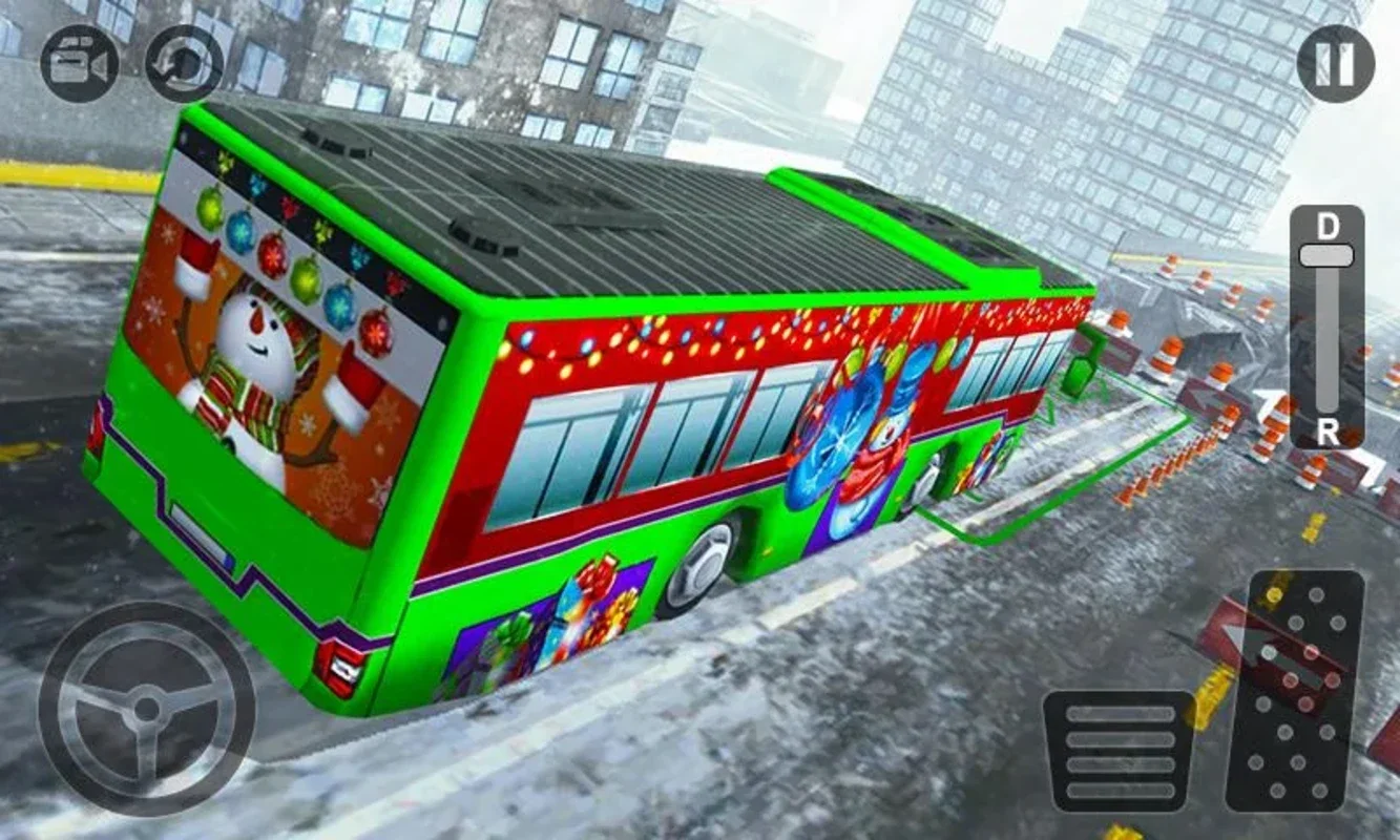 Snow Bus Parking Simulator 3D for Android - Test Your Skills