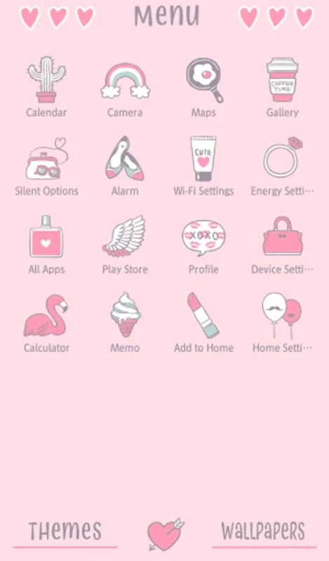 Cute Wallpaper Hearty Milk Theme for Android - Customize Your Phone