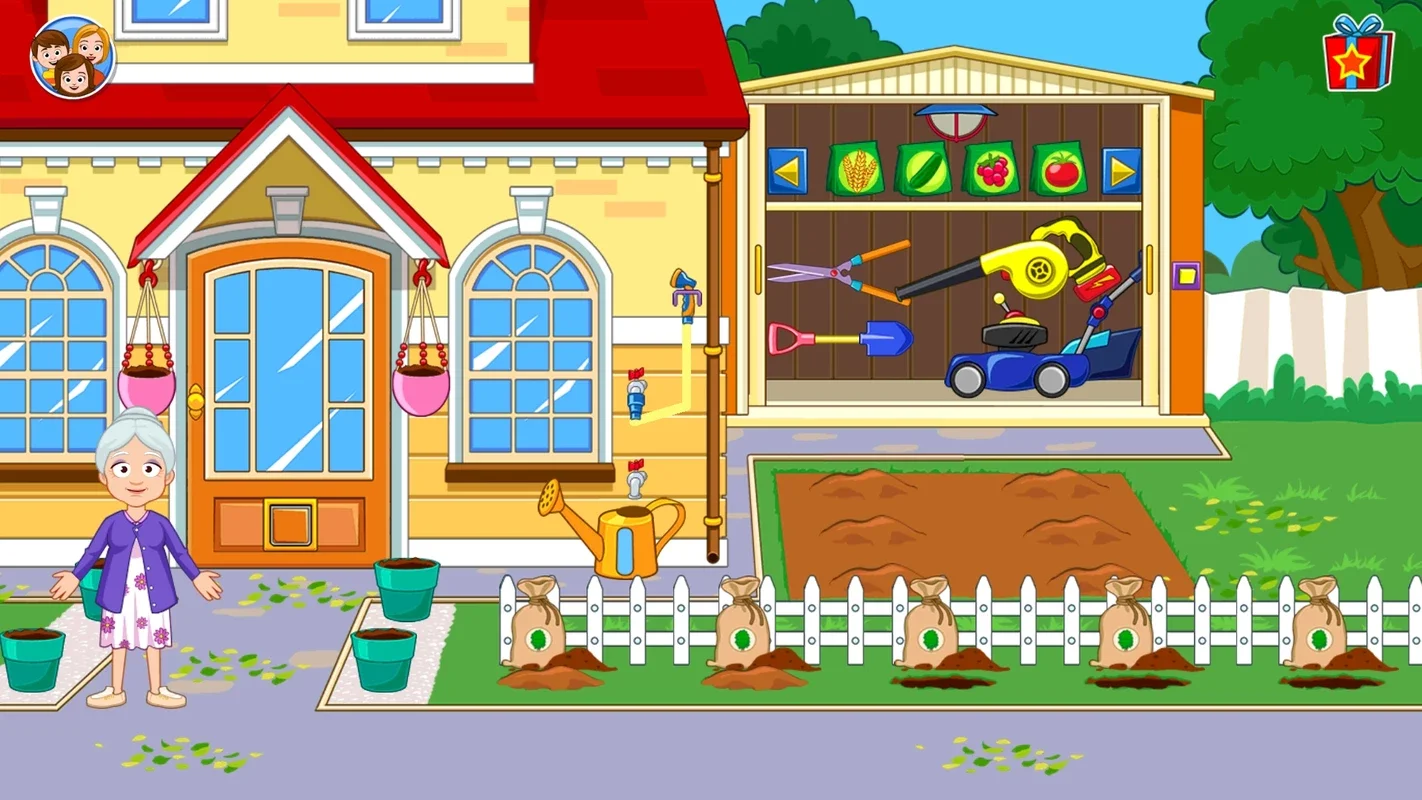 My Town Grandparents House for Android: Endless Virtual Play