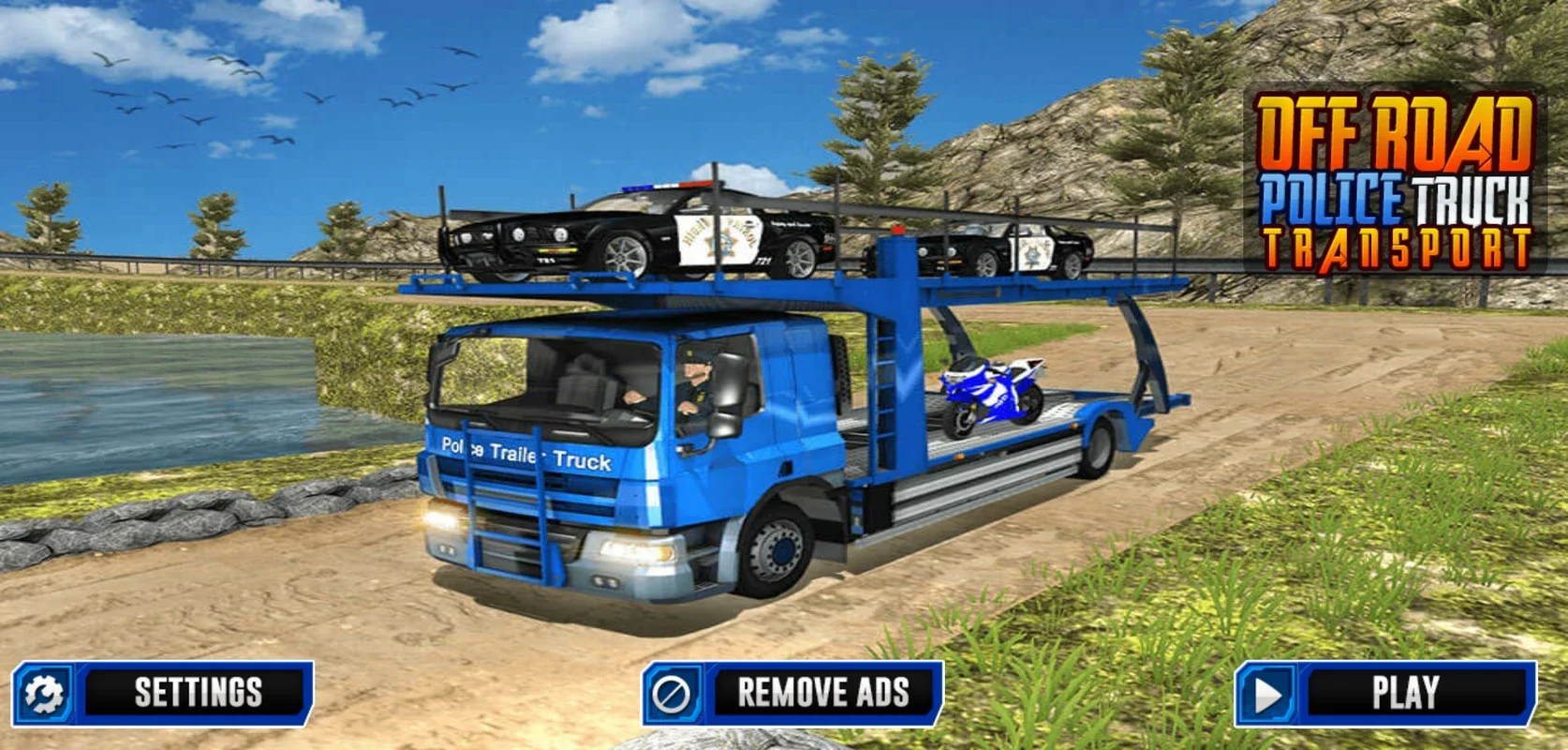 US Police Car Transport Games for Android - No Download Needed