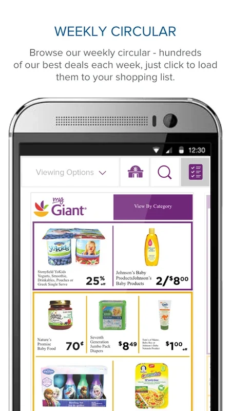 Giant for Android - Shop Seamlessly with Savings