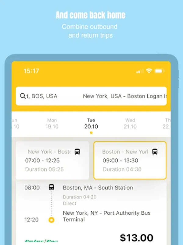 CheckMyBus: Compare Transport Options for Android