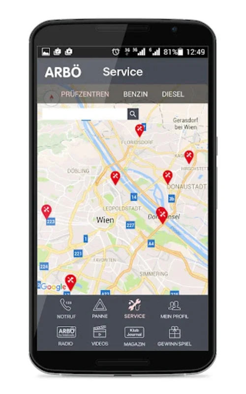 Arbö for Android: Comprehensive Automotive Support