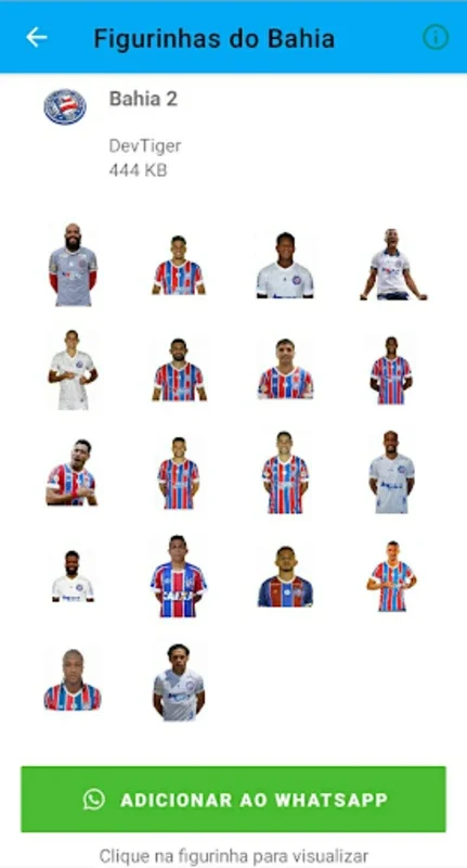 Figurinhas do Bahia for Android - Celebrate Bahia Football Club