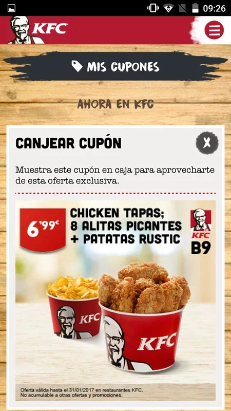 KFC España for Android - Convenient Food Ordering in Spain