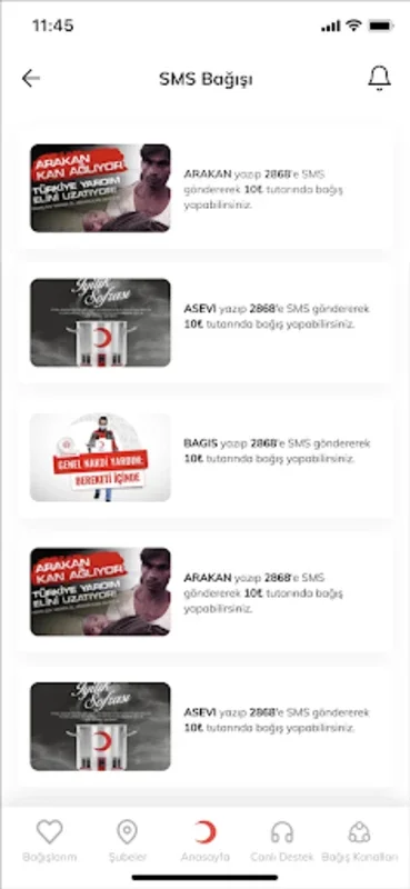 Türk Kızılay Mobil for Android - Secure Red Crescent Donations