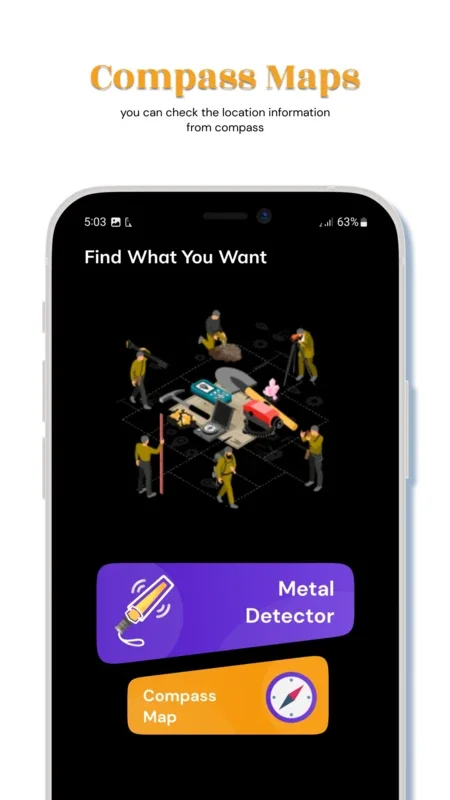 Metal Detector for Android - Handy for Detecting Metal