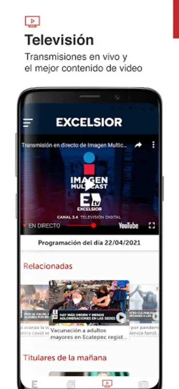 Excélsior for Android: Comprehensive News App