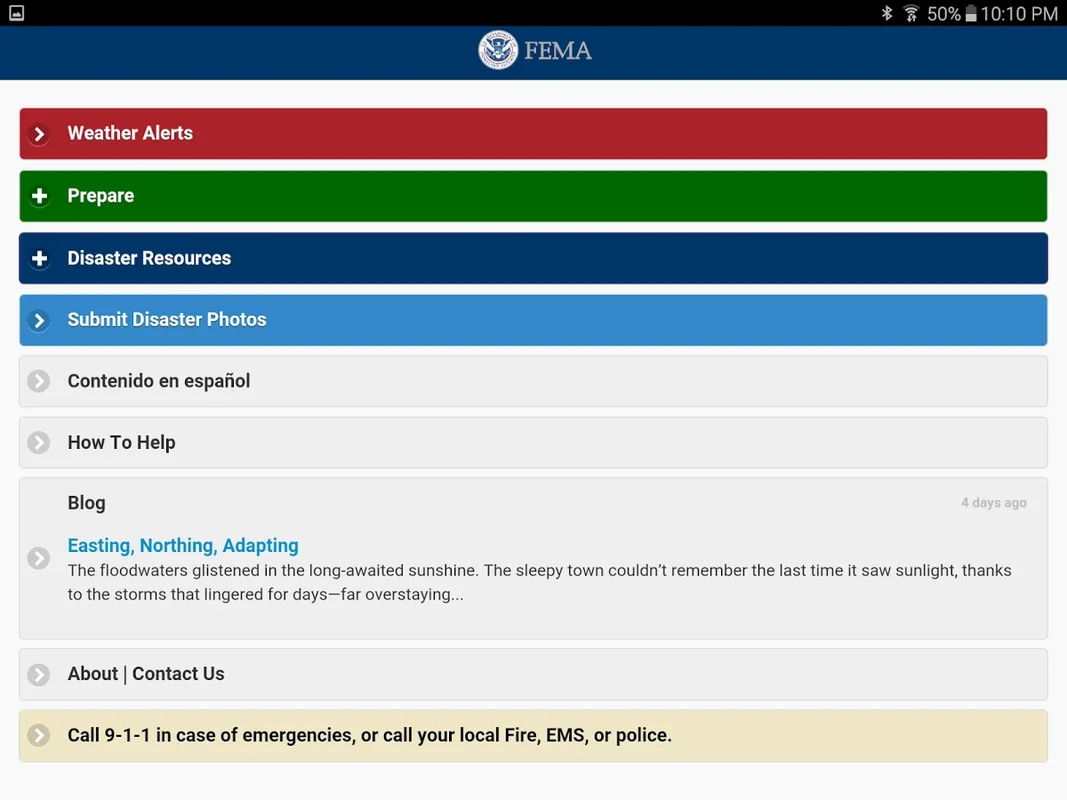 FEMA for Android: Comprehensive Disaster Preparedness