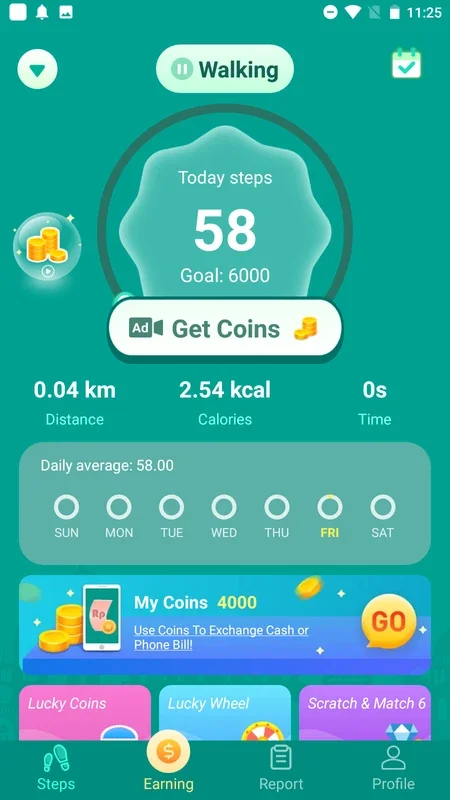 Lucky Step for Android: Track Steps and Burn Calories