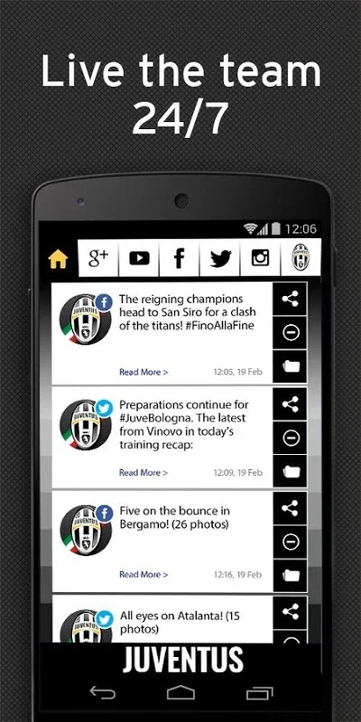 Juventus FC Official Keyboard for Android - Show Team Pride