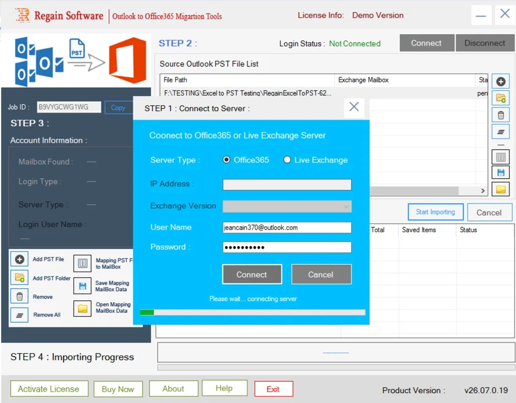 Regain PST to Office 365 Migration for Windows: Seamless Data Transfer