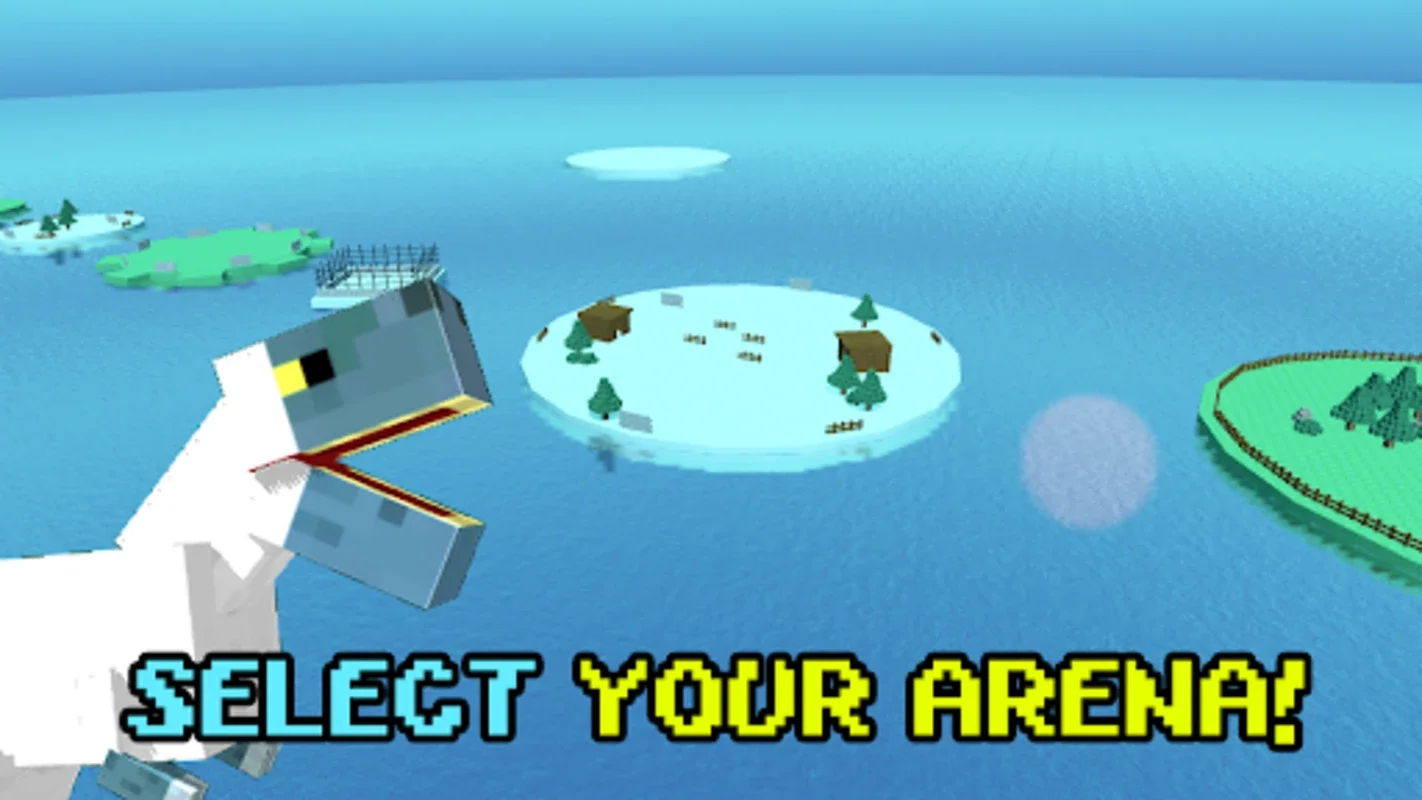 Blocky Dino Park Ice Age Arena for Android - Engaging Prehistoric Battles