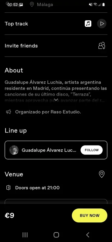 DICE FM for Android - Navigate Concerts Easily