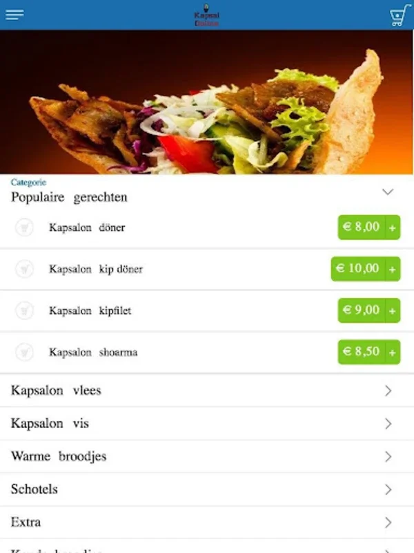 Kapsalonline for Android: Streamlined Food Ordering