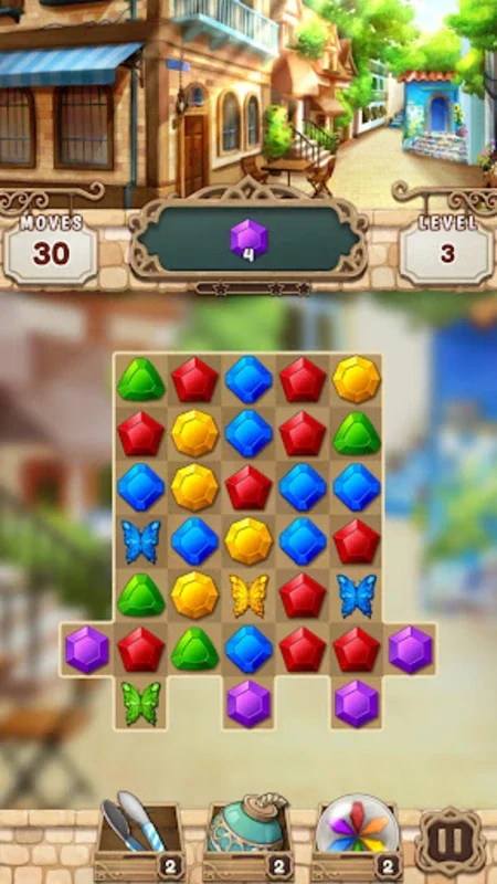 Cafe Terrace: Jewel Match 3 for Android - Engaging Puzzle Fun