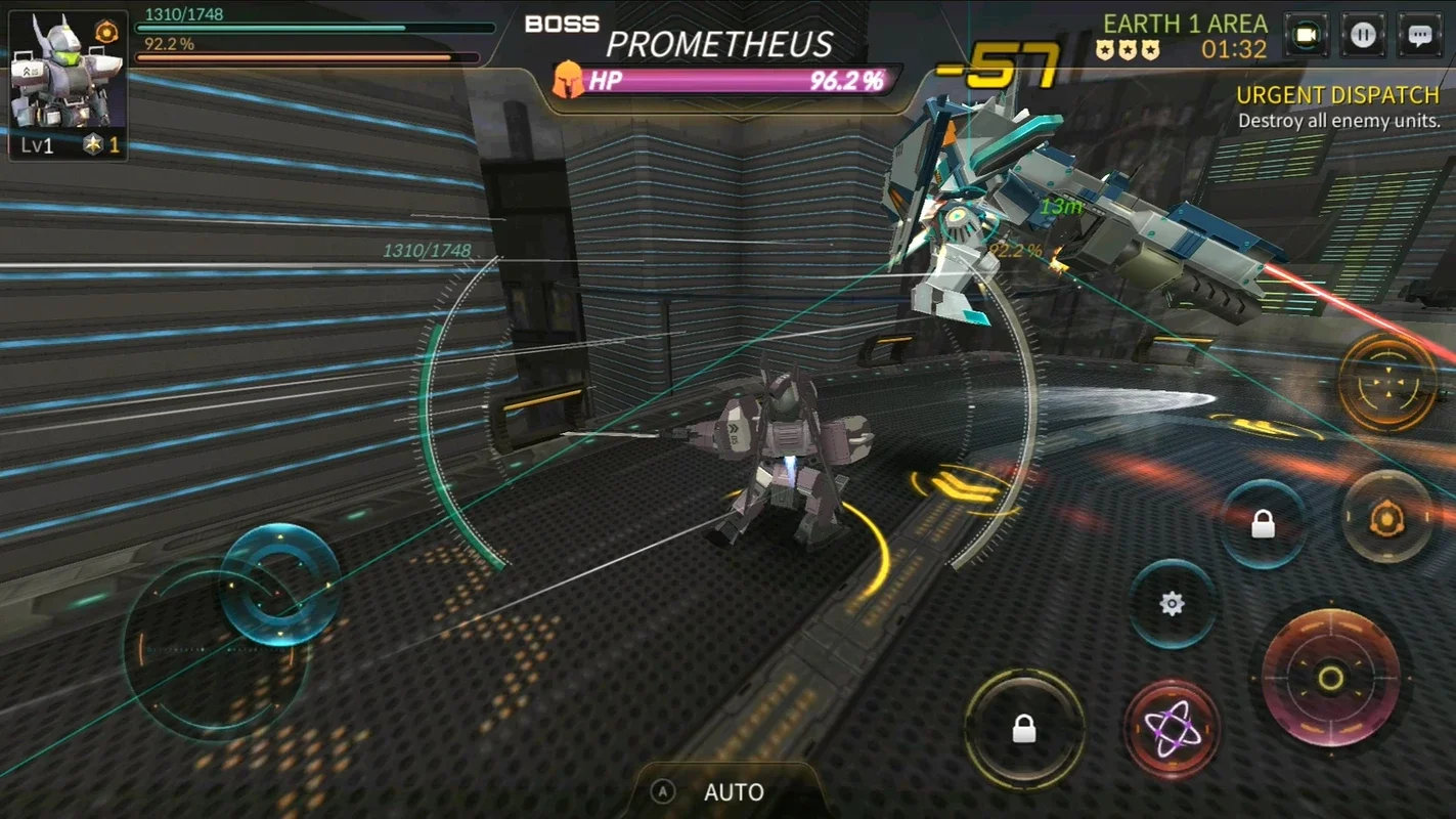 Mecha Storm for Android - Thrilling Battles Await