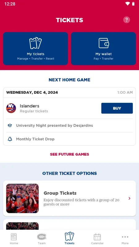 Montréal Canadiens App for Android - Stay Updated