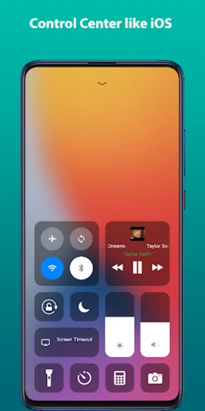 Control Center iOS 17 Phone 15 for Android - Manage Device Settings Easily