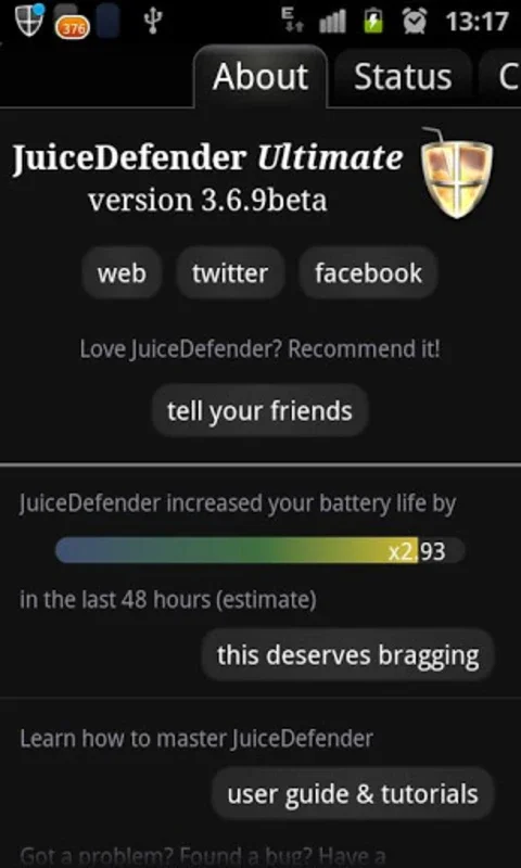 JuiceDefender for Android - Boost Battery Life