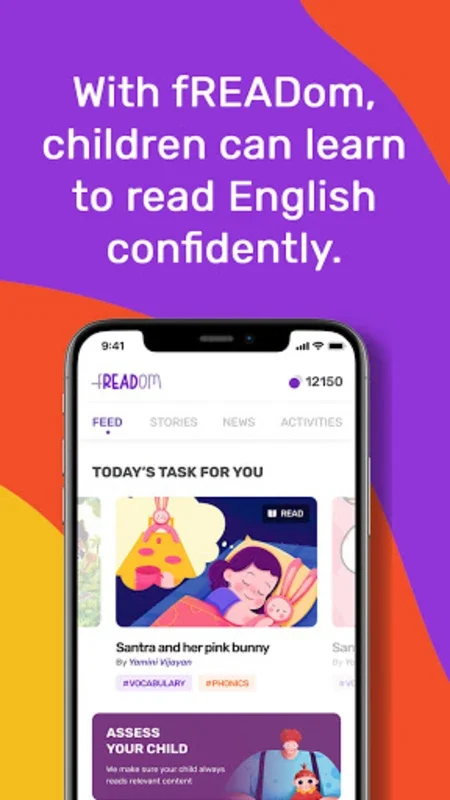 Freadom for Android - An App for Kids' English Reading