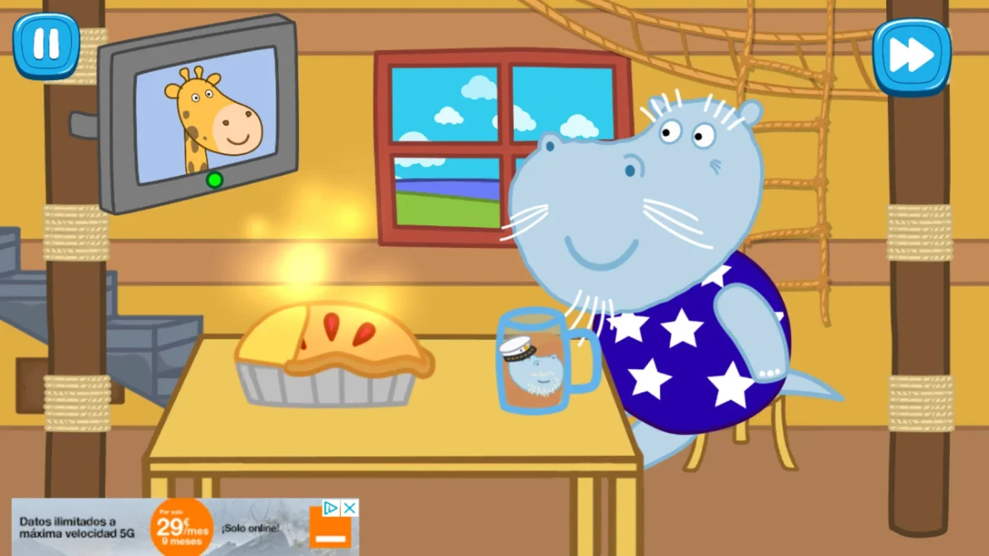 Good Morning Hippo for Android - Fun for Kids