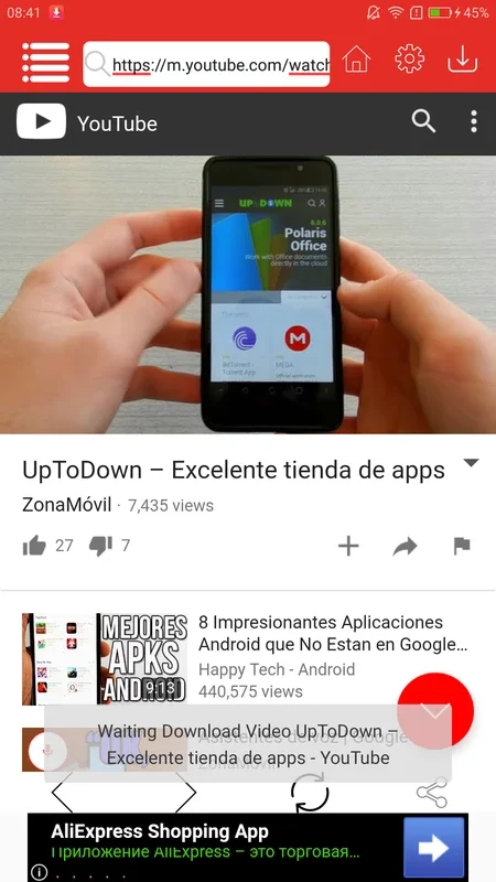 Muvi Downloader for Android - Download and Save YouTube Videos