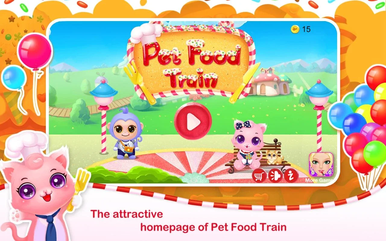 Pet Food Train for Android - A Culinary Mobile Adventure