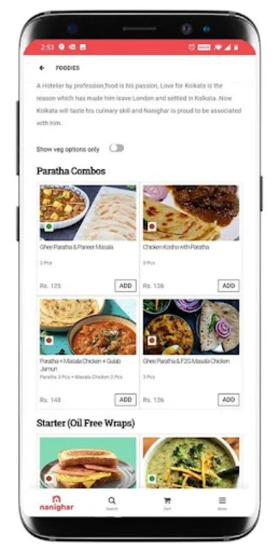 Nanighar for Android: Order Local Homemade Meals