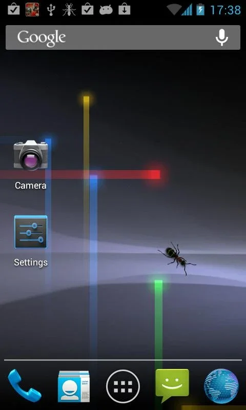 Ants in Phone for Android - Enjoy Animated Ant Fun