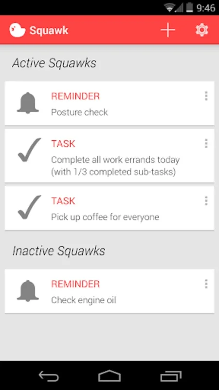 Squawk for Android - Efficient Task Management