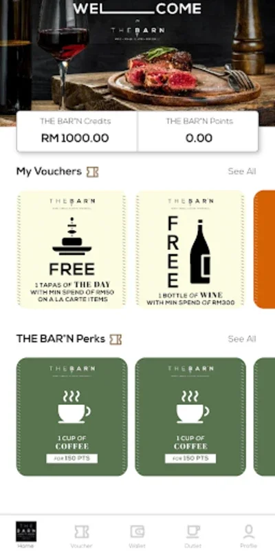 THE BARN Wine Bar for Android - Enhance Your Dining