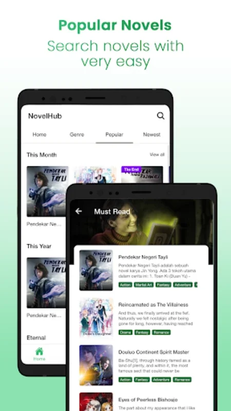 NovelHub - Read Novels Online for Android: Seamless Reading