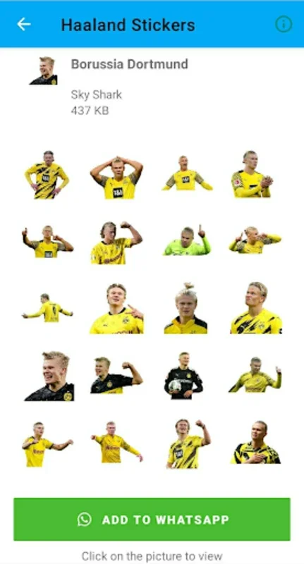 Haaland Stickers for Android - Express Yourself with Football Flair