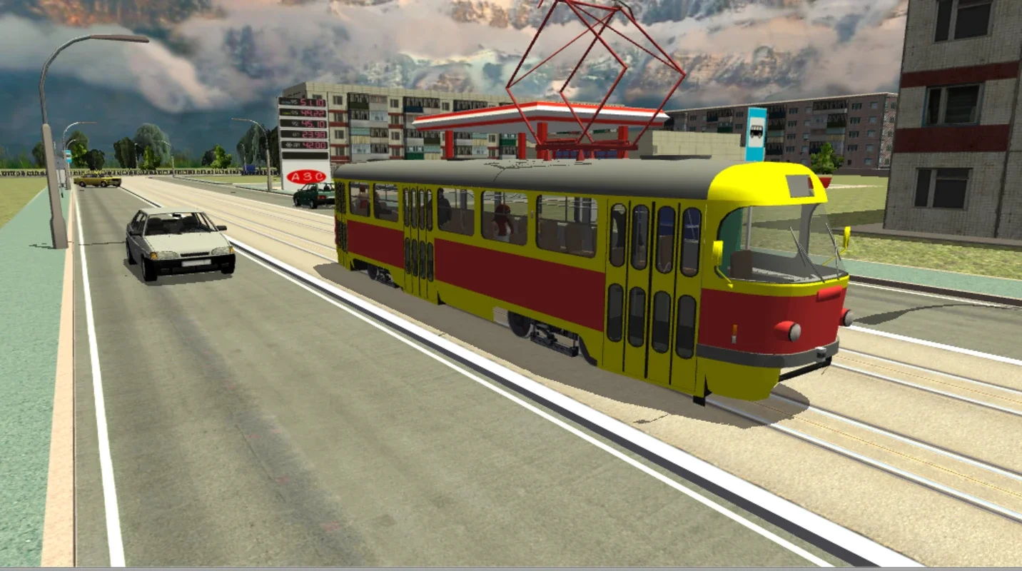 Russian Tram Simulator 3D for Android - Drive Through Russian Streets