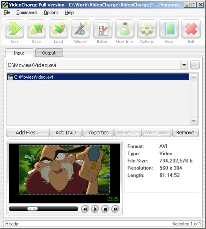 Videocharge for Windows - Edit and Customize Multimedia Files