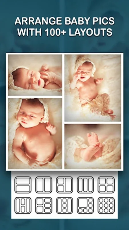 Baby Photo Collage for Android - Capture Baby's Growth