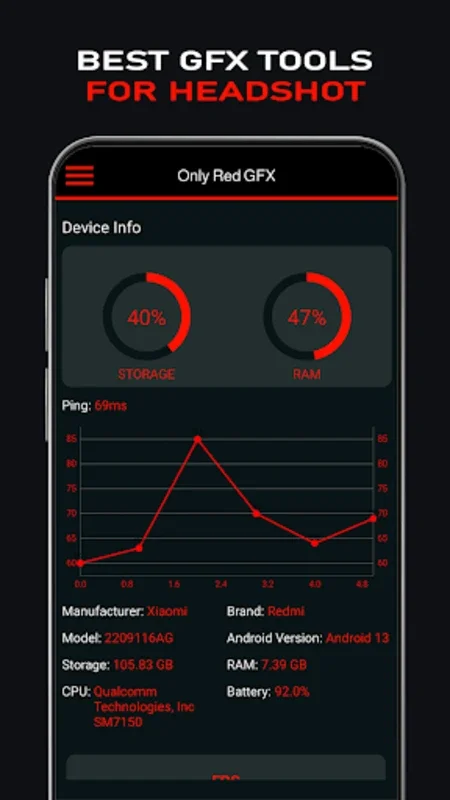 Headshot GFX for Android - Optimize Gaming Accuracy