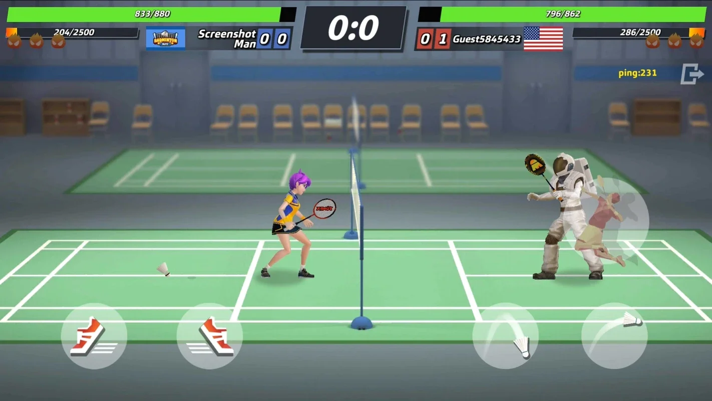 Badminton Blitz for Android: Thrilling One - on - One Badminton Duels