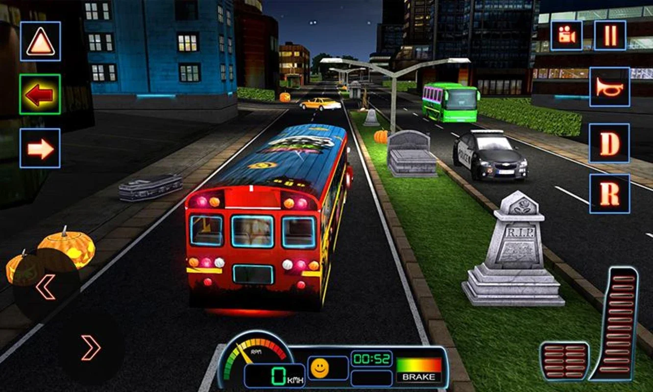 Halloween Party Bus Driver 3D for Android - Spooky Driving Fun